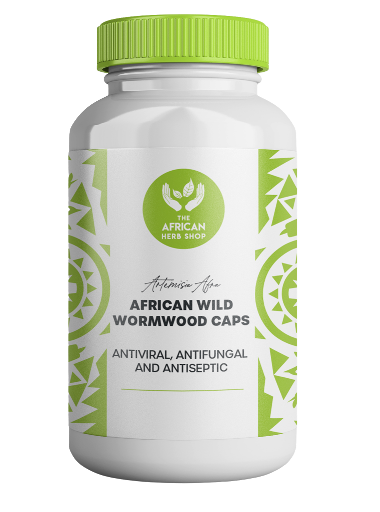 The African Herb Shop African Wormwood Capsules 50 The Green Side