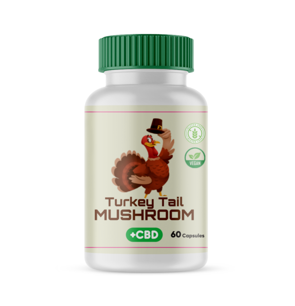 Medlife Turkey Tail and CBD 600mg - 60 Capsules
