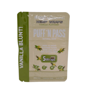 Puff n Pass Blunt Wrap Vanilla Mint 5s