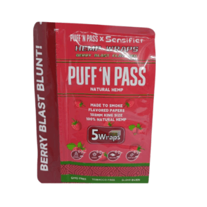 Puff n Pass Blunt Wrap Berry Blast 5s