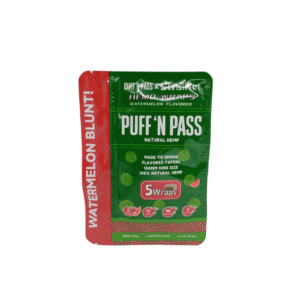 Puff n Pass Blunt Wrap Watermelon 5s