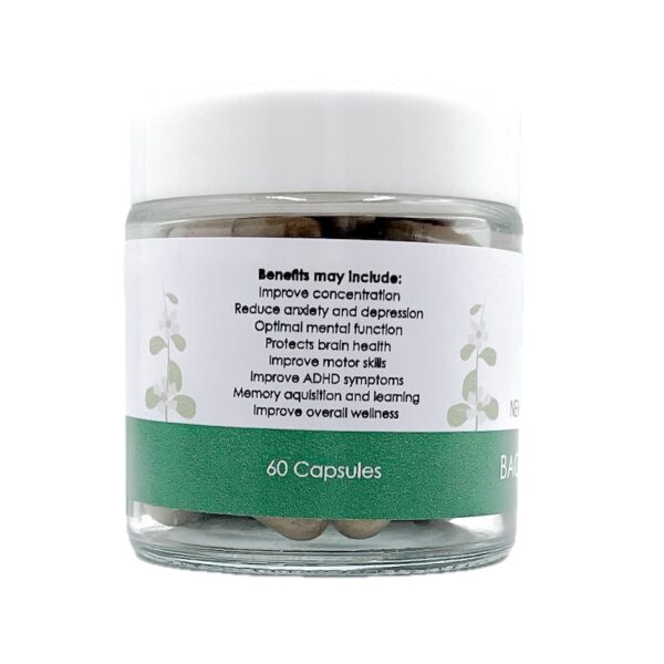 New Moon Botanicals Bacopa - 60 Capsules - Image 3