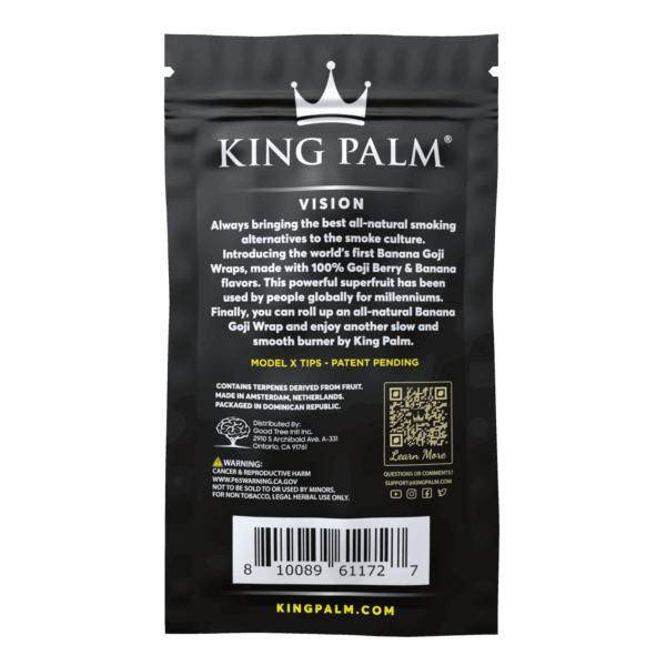 King Palm Goji Wraps Banana  4 - Image 2
