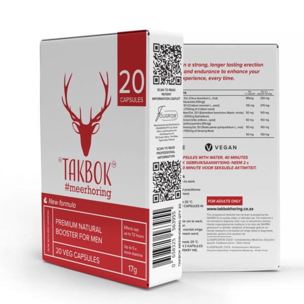Takbok Meerhoring - 20 Capsules - Image 2