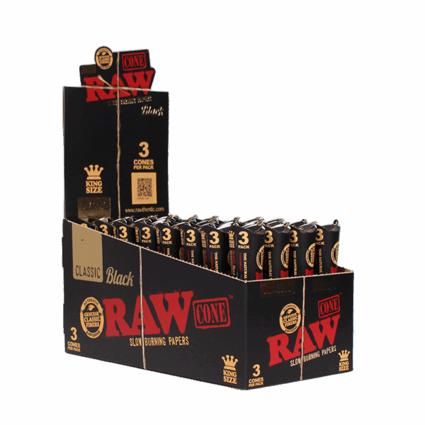 RAW Cones Black Kingsize 109mm  3 - Image 2