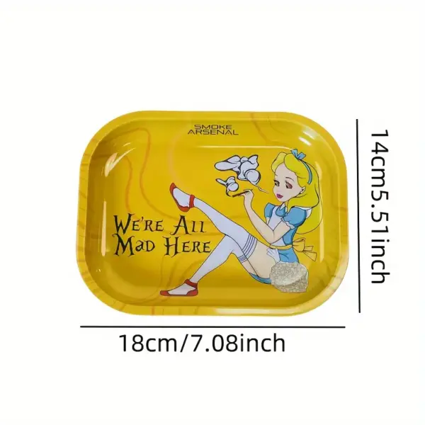 Tray Creative Pattern We re All Mad 18x14cm - Image 2