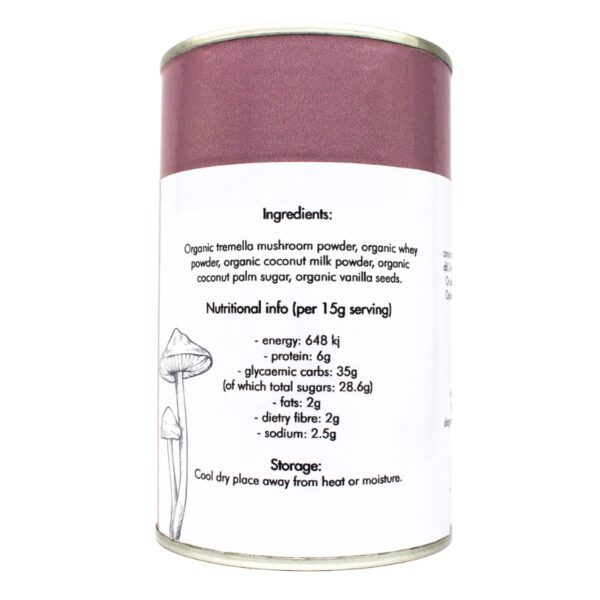 New Moon Botanicals Tremella Vanilla Latte - 150g - Image 3