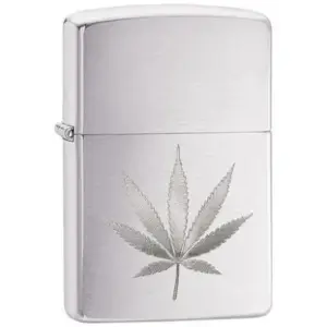 Zippo Lighter 29587 Leaf Engraved Design