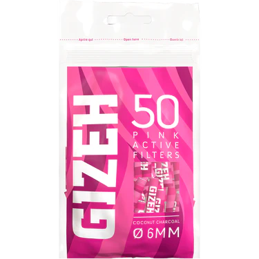 Gizeh Active Filters Pink 6mm  50