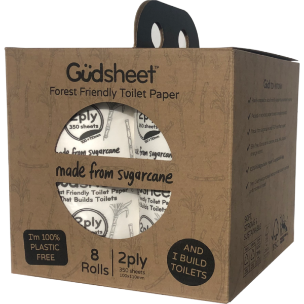 Gudsheet Toilet Paper 2 Ply  8