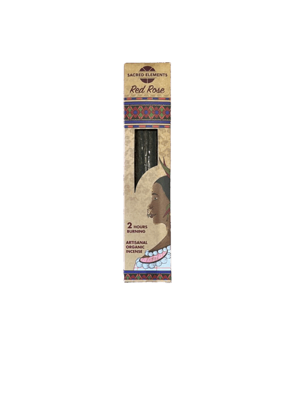 Incense Sacred Elements Artisanal Organic Red Rose