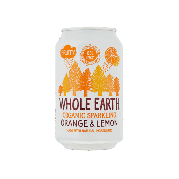 Whole Earth Organic Orange  amp  Lemon Drink 330ml