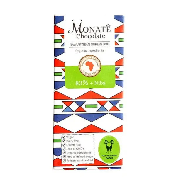 Monate Bar 83    Nibs 54g