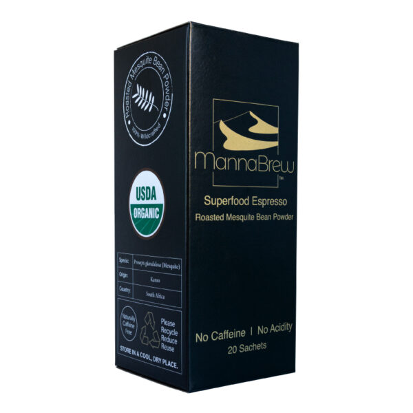Mannabrew Superfood Espresso 20 Sachet Box - Image 2