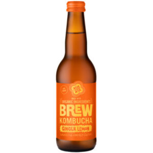Brew Kombucha Ginger Lemon 340ml