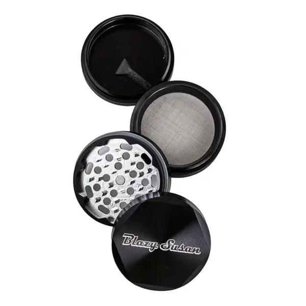 Blazy Susan Grinder 4 Pce 62mm Black - Image 2