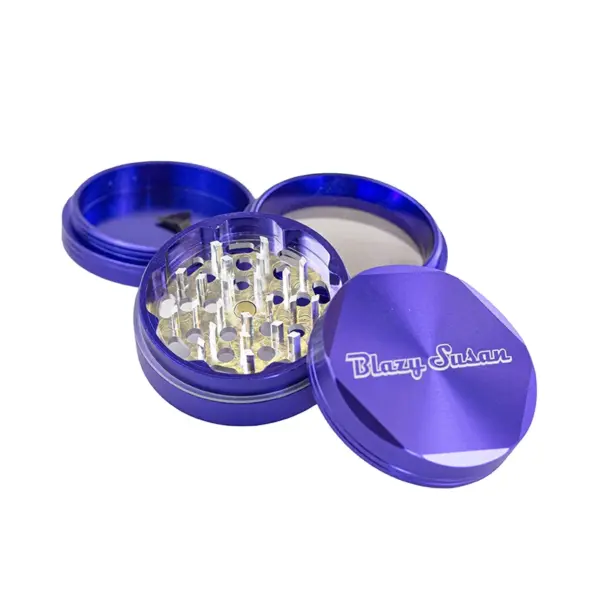 Blazy Susan Grinder 4 Pce 62mm Purple - Image 2
