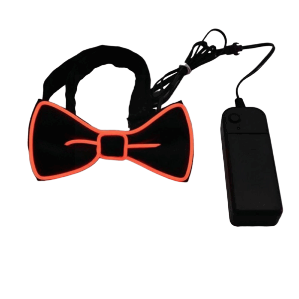 Bow Tie EL Wire Dual Colour  Batteries Not Incl