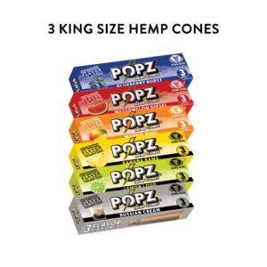 King Palm Popz Cones Kingsize - Assorted Flavours