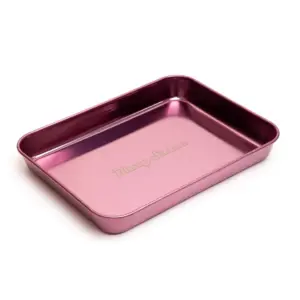 Blazy Susan Tray Stainless Steel Purple