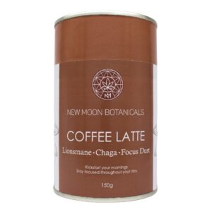 New Moon Botanicals Lions Mane  Chaga Coffee Latte - 150g