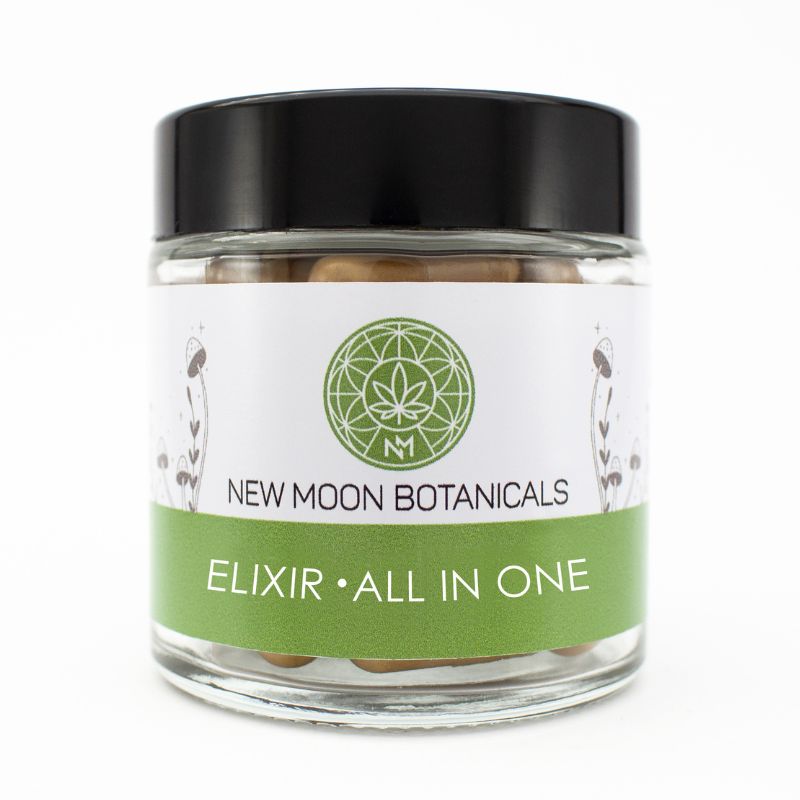 New Moon Botanicals Elixir All in One - 60 Capsules