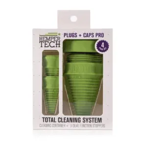 Hemper Tech Cleaning Plugs and Caps Pro Green