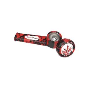 Karma Pipe Piecemaker Silicon Hibiscus Red Camo