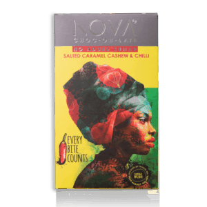 Nova Chocolate Salted Caramel Cashew Chilli 100g