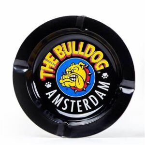 The Bulldog Ashtray Tin Ashtray Black
