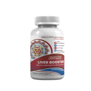 Raw Earth Organics Liver Booster 500mg - 90 Capsules