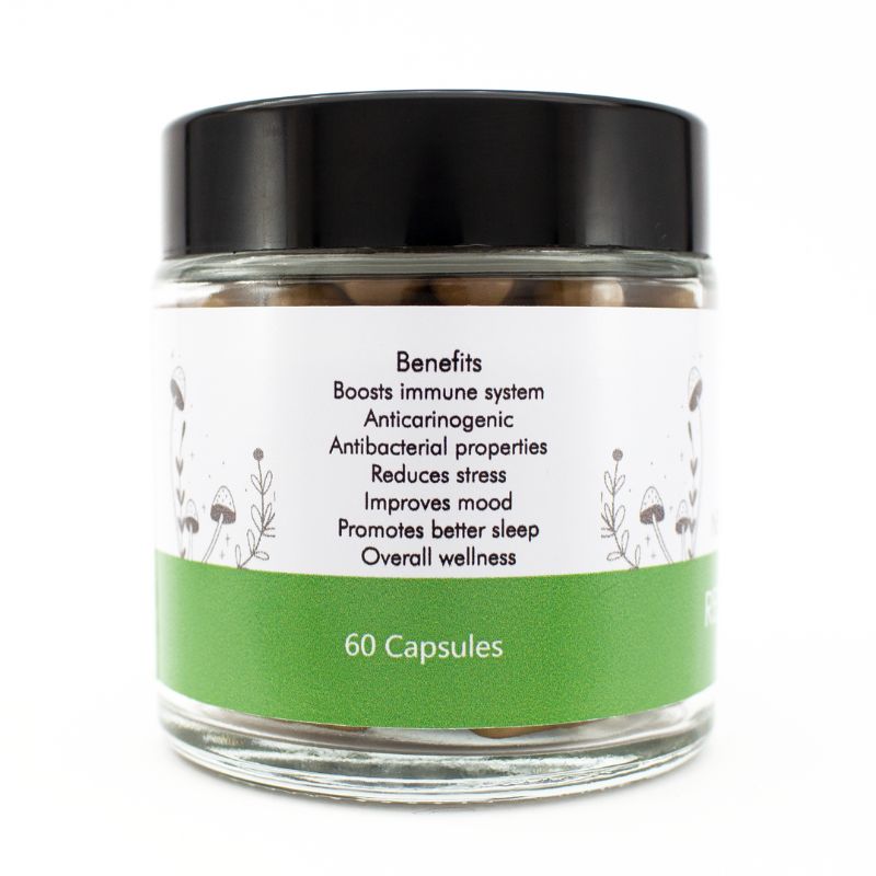 New Moon Botanicals Reishi - 60 Capsules - Image 2