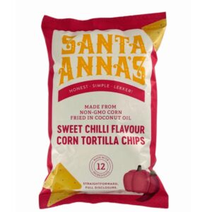 Santa Anna s Organic Corn Chips Sweet Chilli 185g
