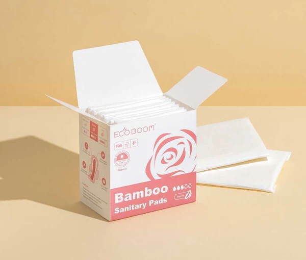 Eco Boom Bamboo Sanitary Pads Day - 24cm - Image 2