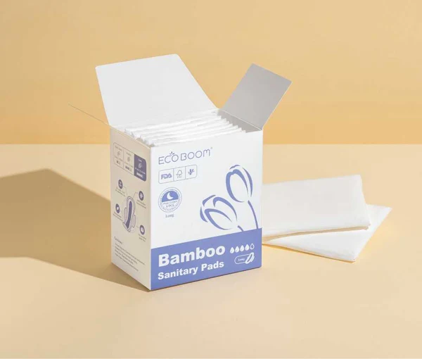 Eco Boom Bamboo Sanitary Pads Night - 29cm - Image 2