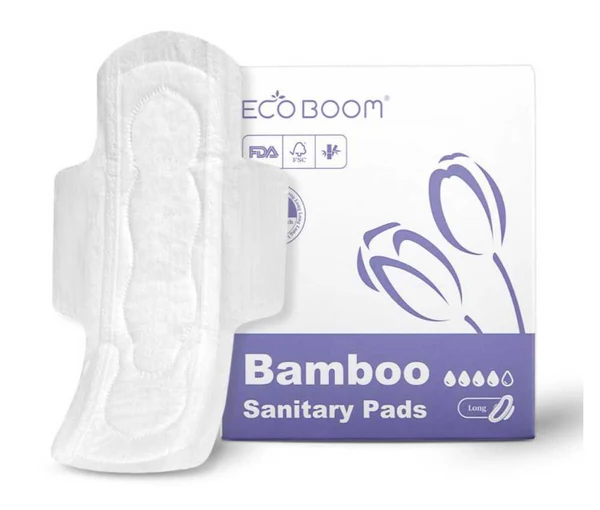 Eco Boom Bamboo Sanitary Pads Night - 29cm - Image 4
