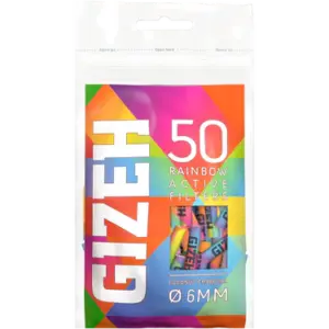 Gizeh Active Filters Rainbow 6mm  50