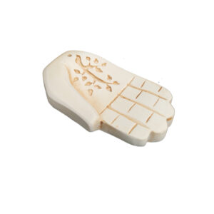 Incense Holder Hand Resin White