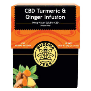Buddha Teas CBD Turmeric and Ginger 18 Bags
