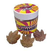 Cannapop Weedleaf Gummies Jar 5x20mg