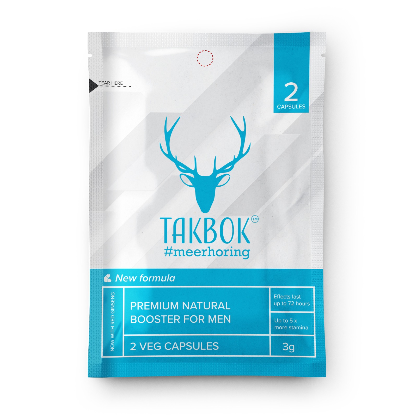 Takbok Meerhoring - 2 Capsules